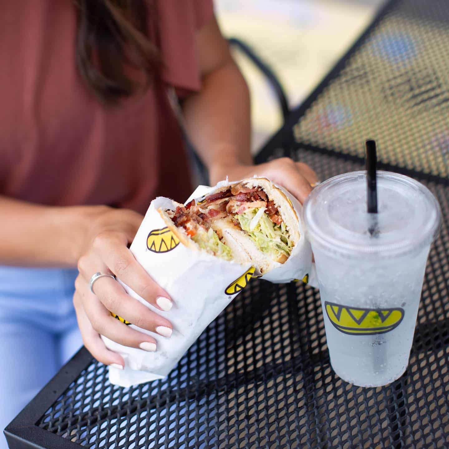 We don't know about you, but today's craving is @whichwich 🤤 They're open from 11-8:30 p.m. today. Expect to catch us there